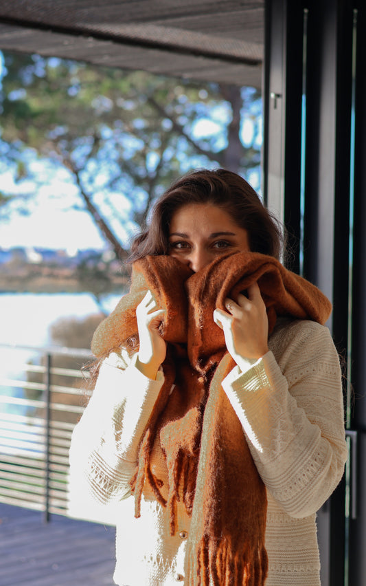 Echarpes OSLO marron