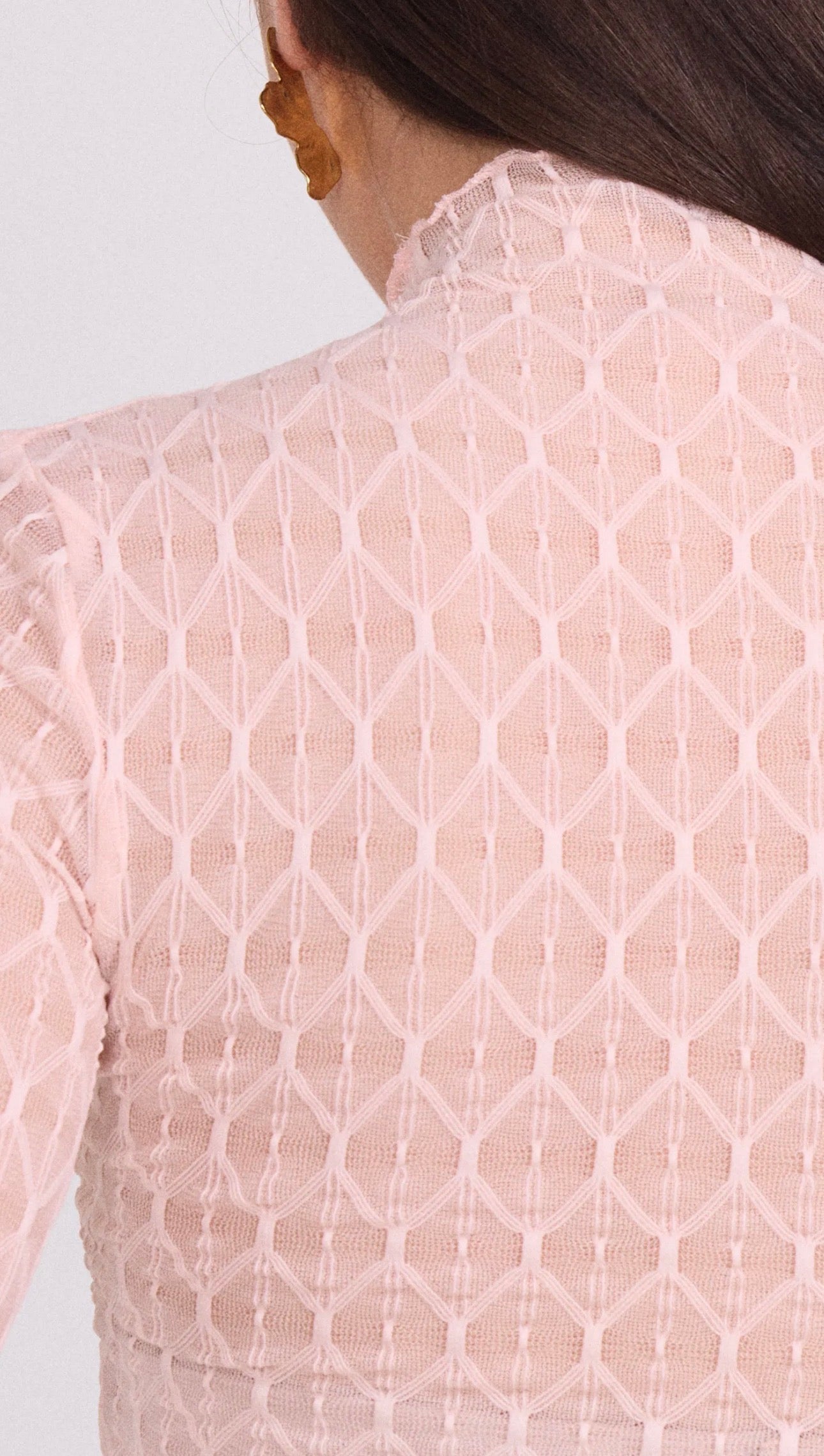 Top CASSY rose pâle