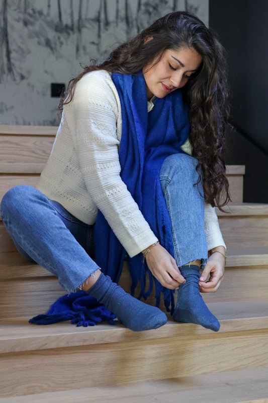 Echarpes OSLO bleu roi