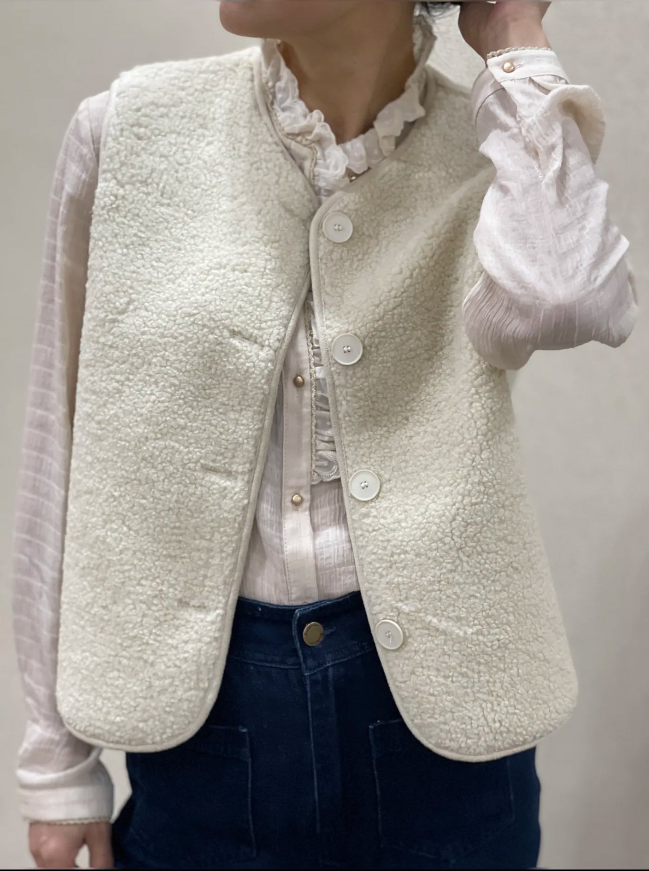Veste ASTRID écru