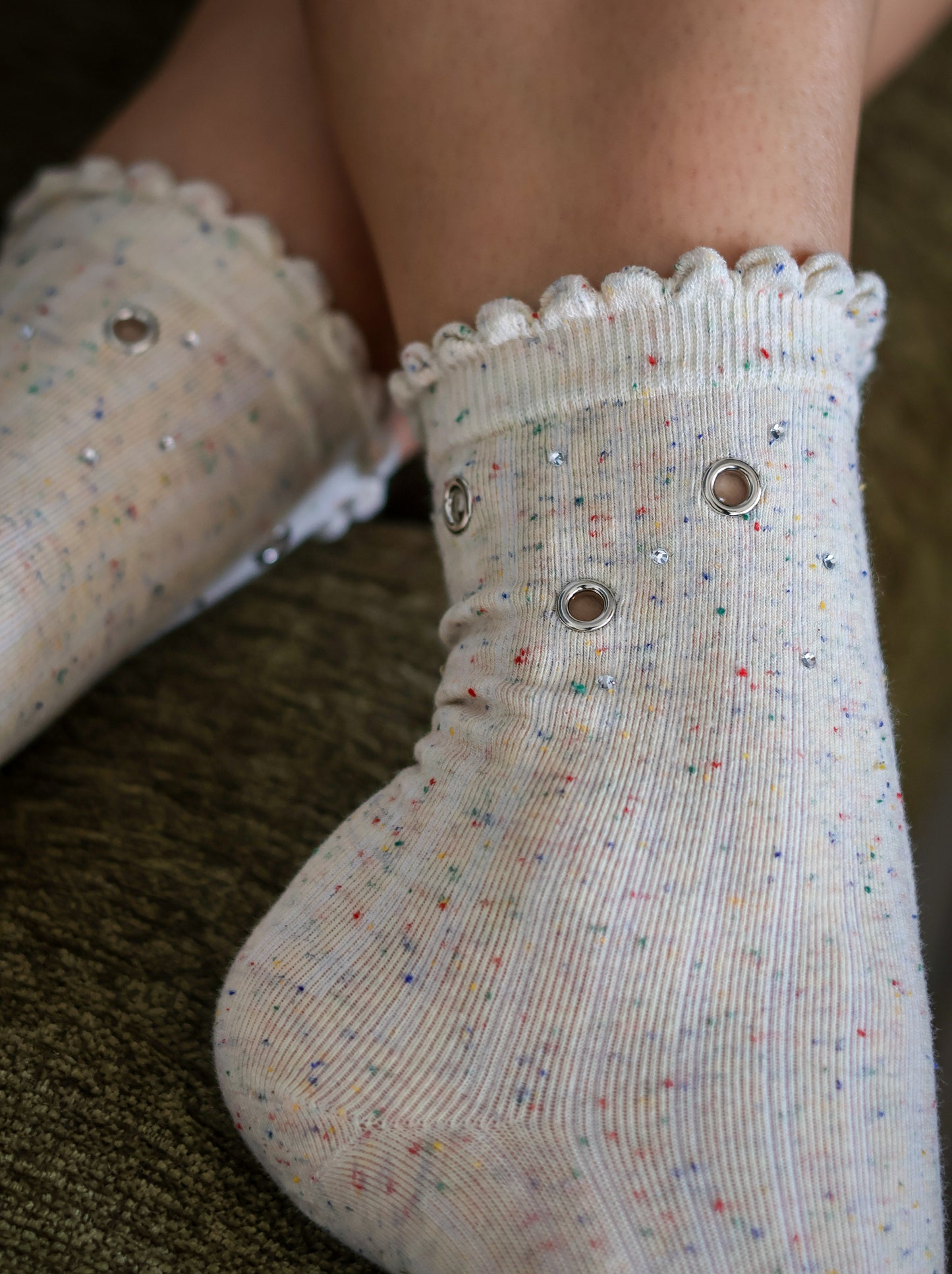 Chaussettes DUBLIN crème