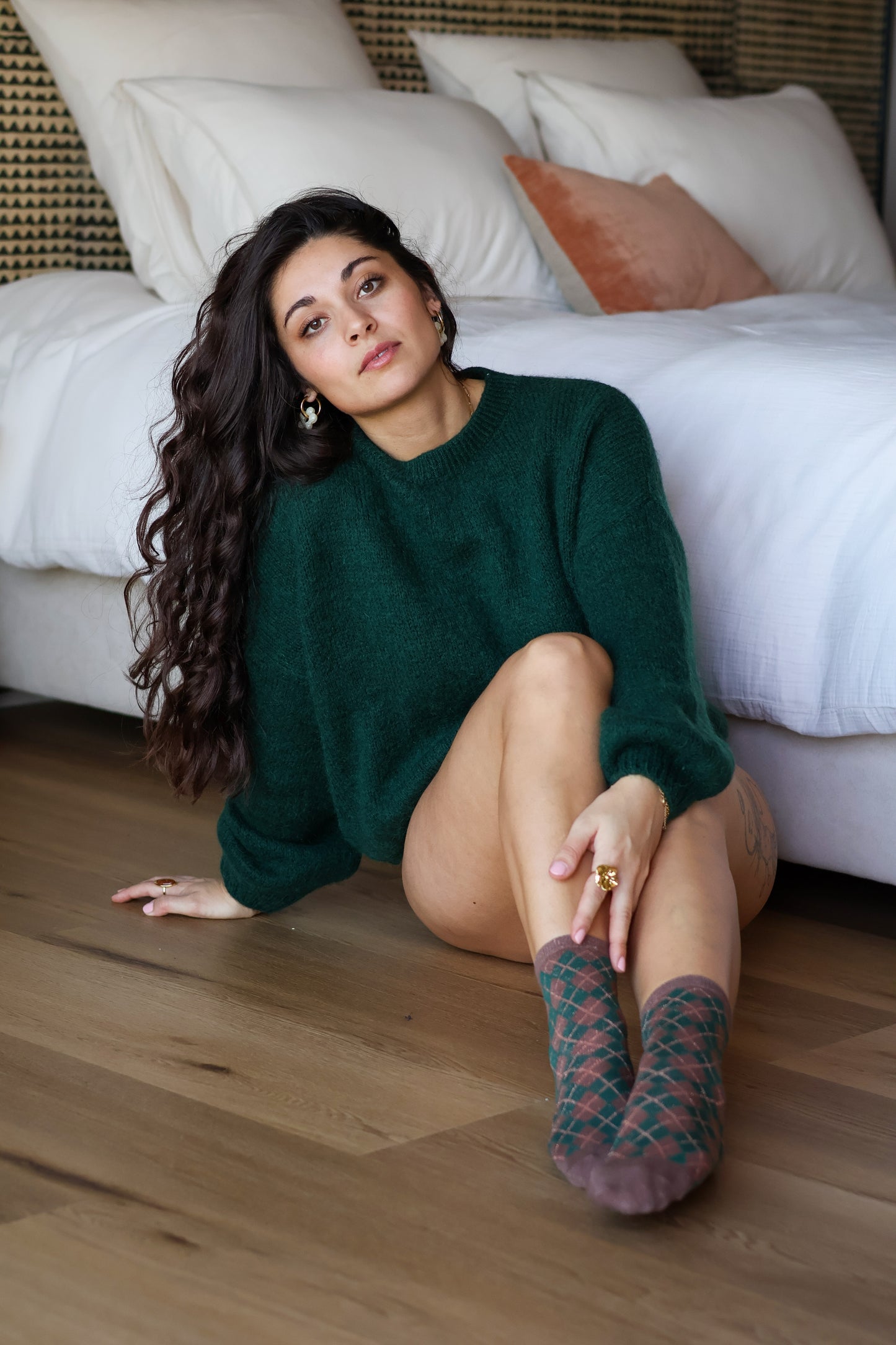 Pull RINA vert sapin