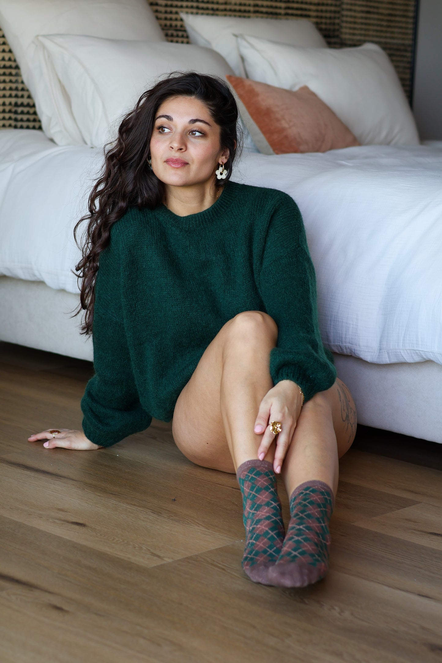 Pull RINA vert sapin