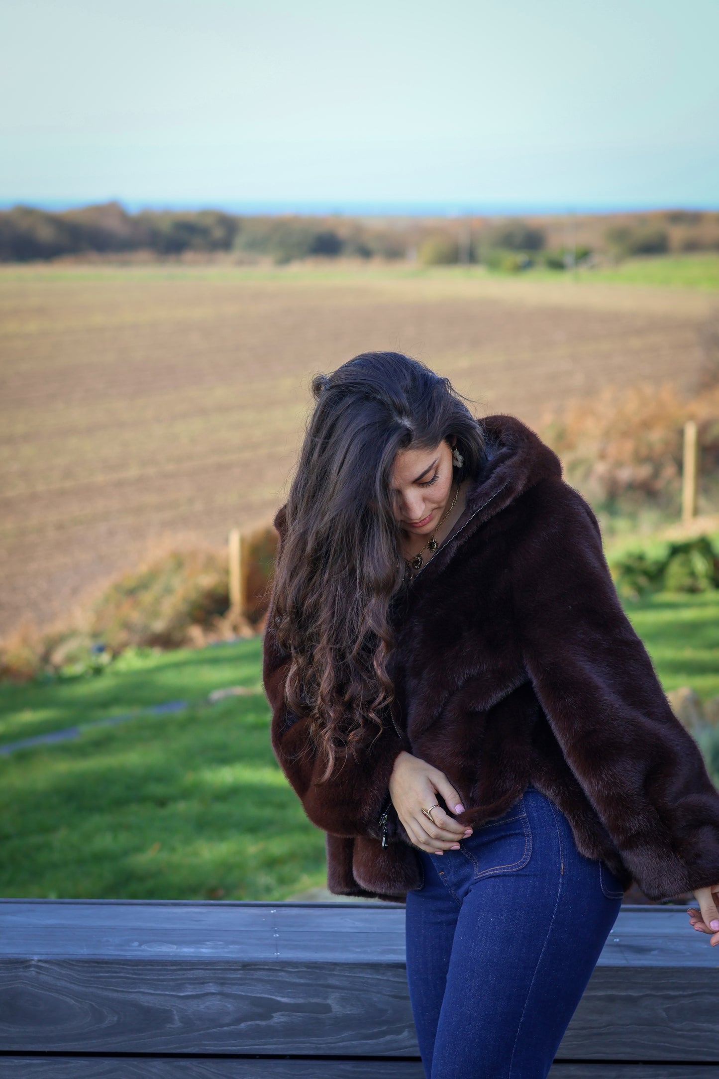 Manteau MOSS chocolat