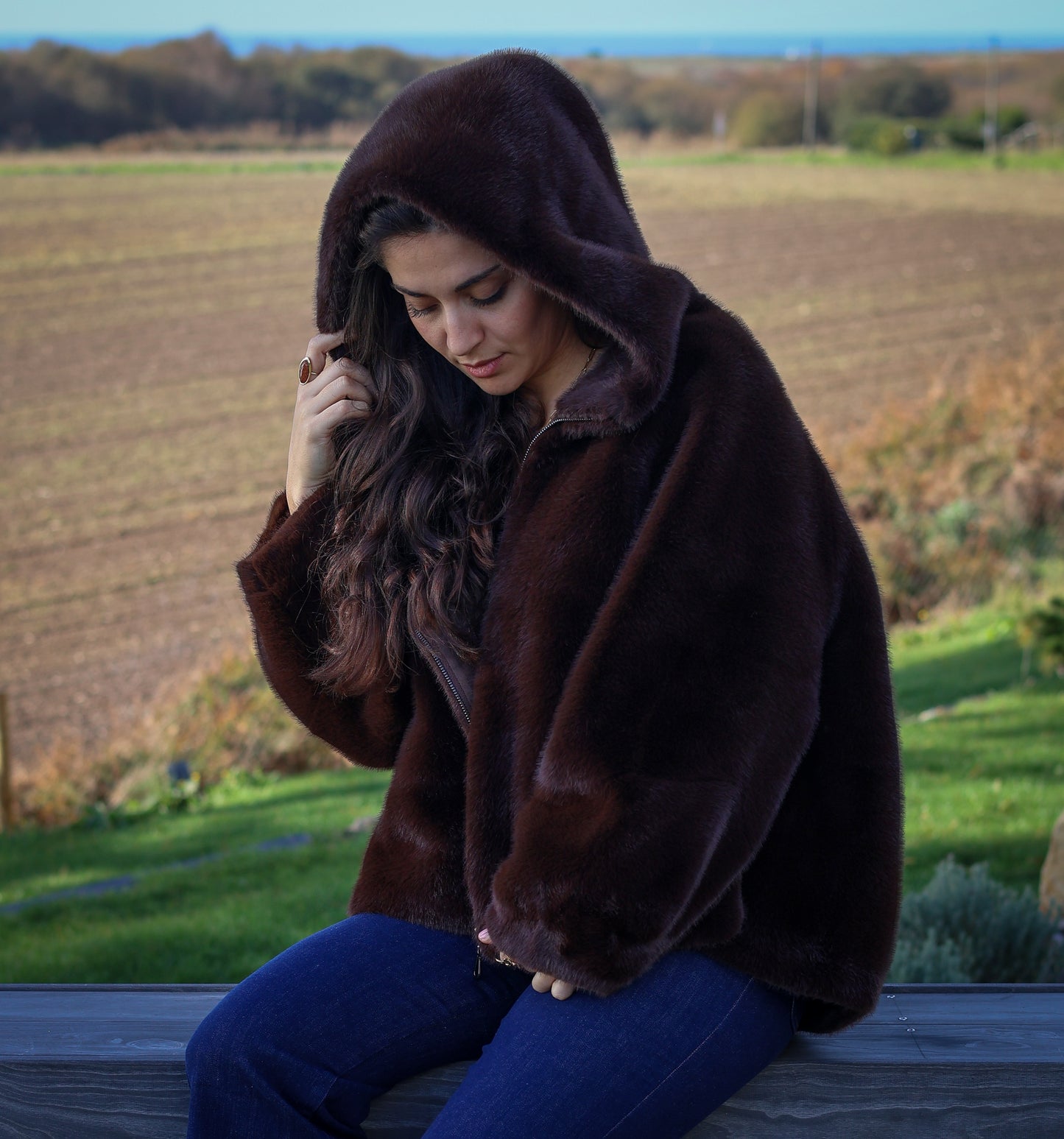 Manteau MOSS chocolat