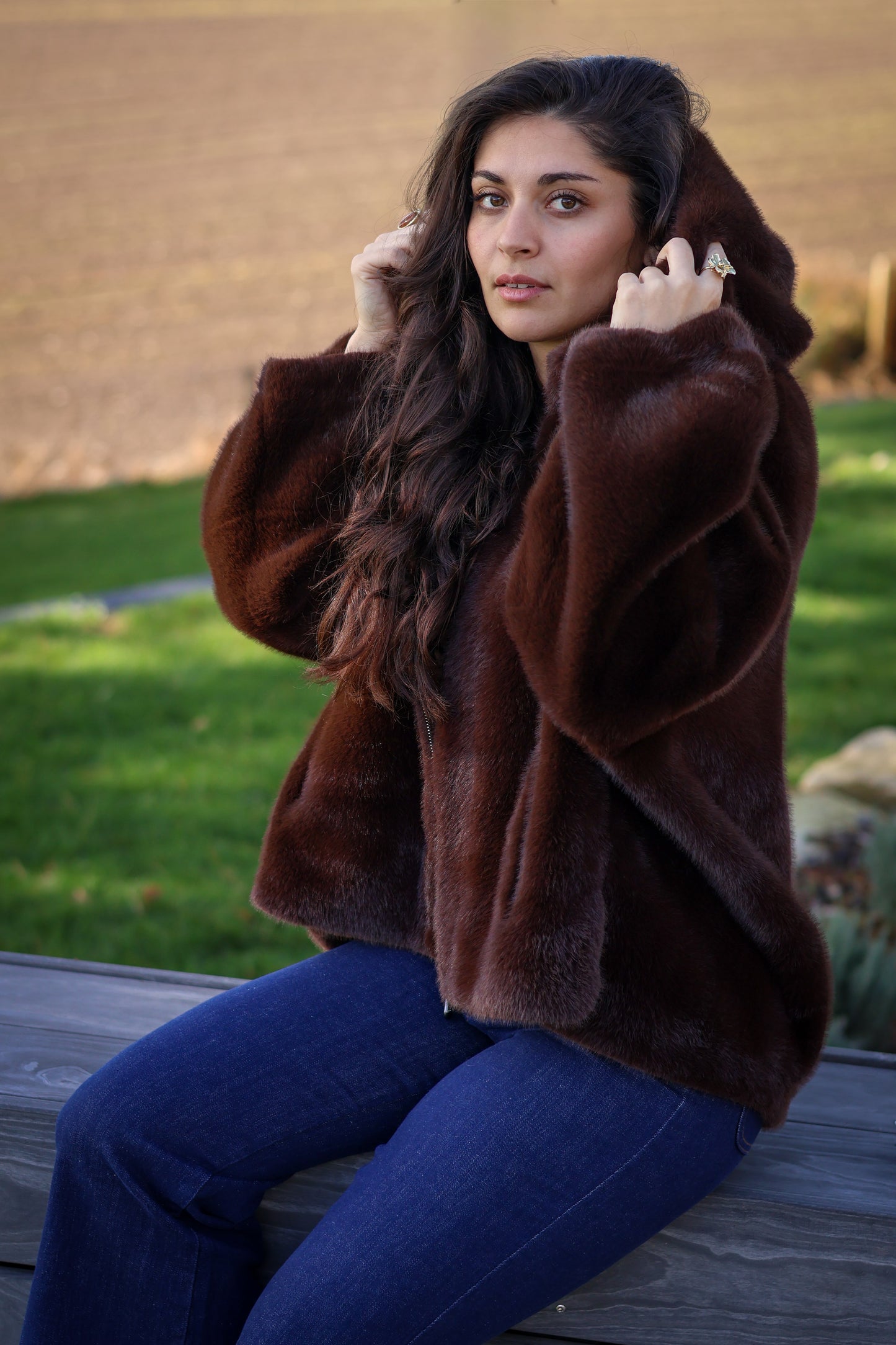 Manteau MOSS chocolat