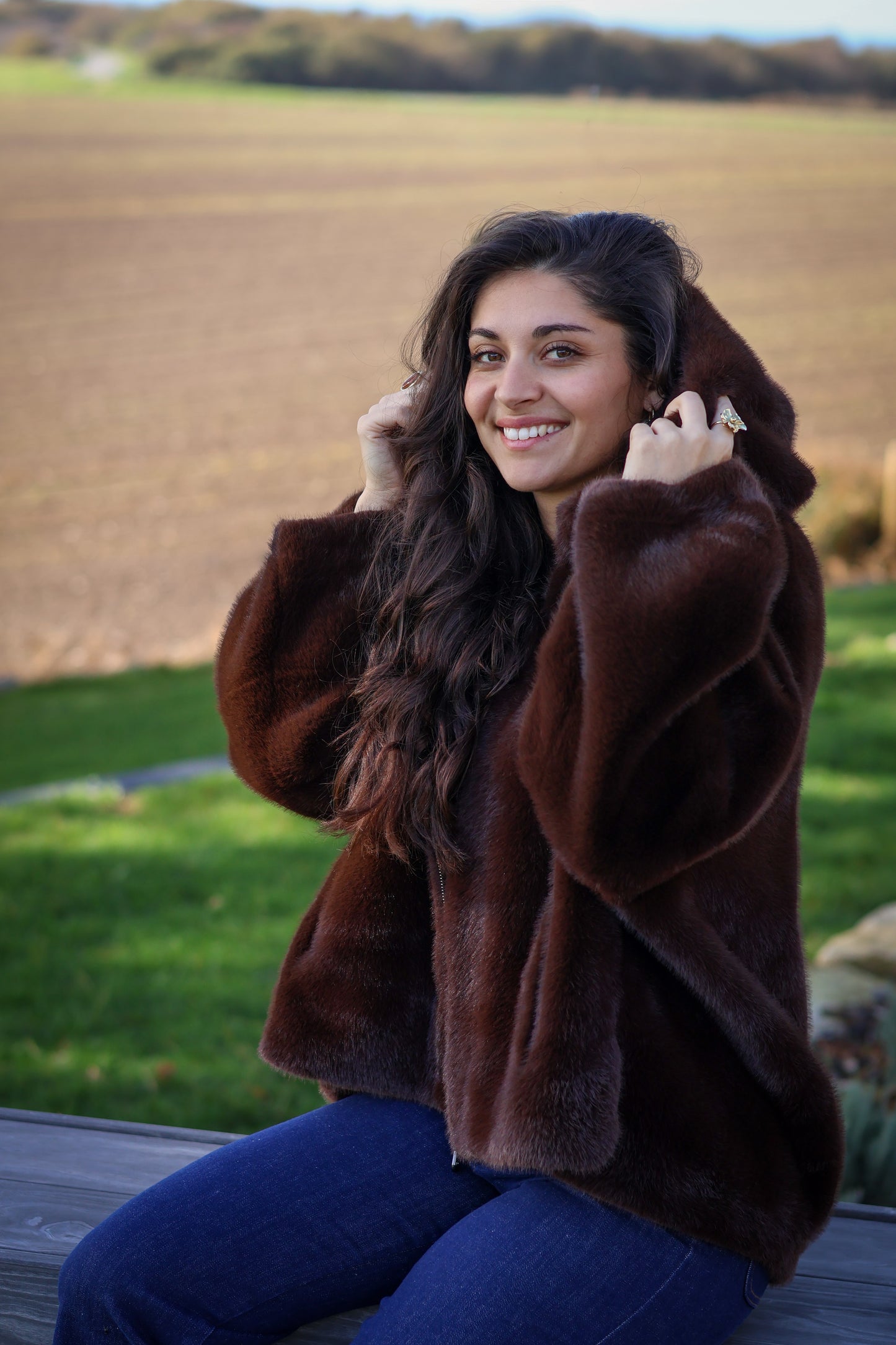 Manteau MOSS chocolat