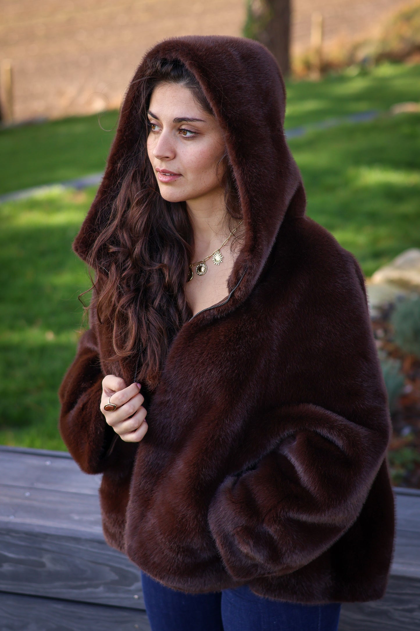 Manteau MOSS chocolat