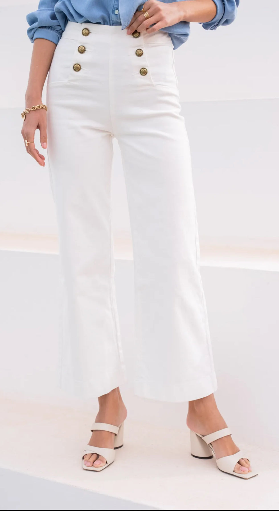 Jeans OLI blanc