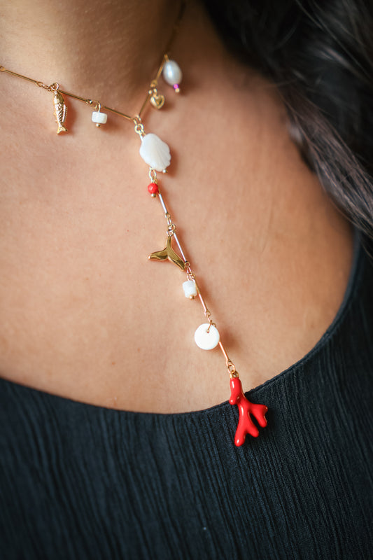 Collier CORAIL doré
