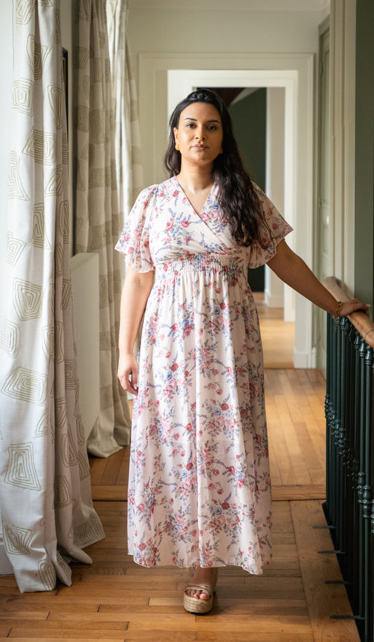 Robe SIENNA rose claire