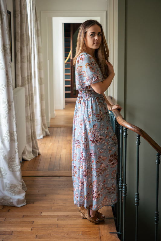 Robe SIENNA bleu ciel