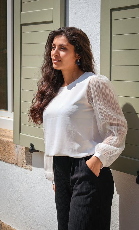 Top ODALIA blanc