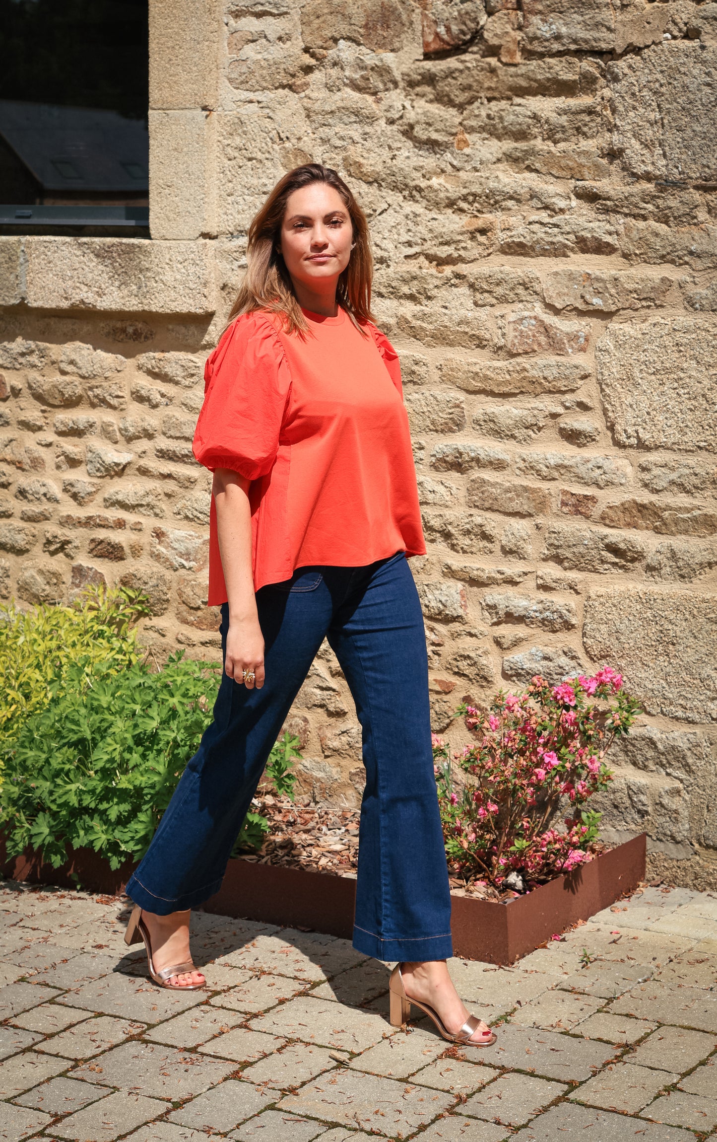 Top MATHILDE rouge