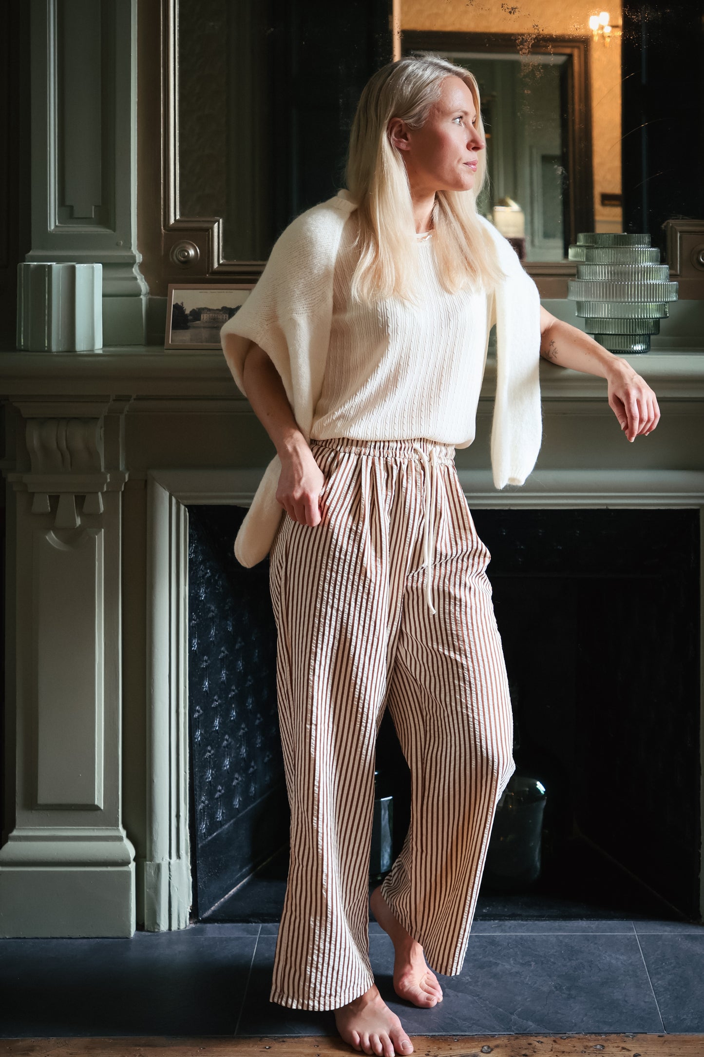 Pantalon CAROLINE rose