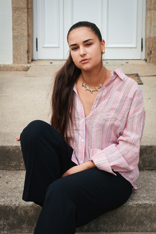 Chemise INES rose