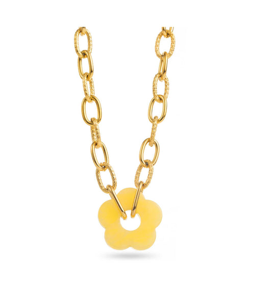 Collier FLORE jaune