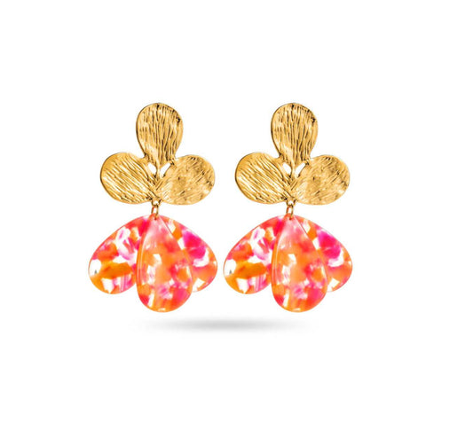 Boucles d'oreilles AZALEE multicolor