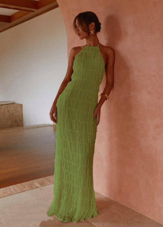 Robe ALAIA verte