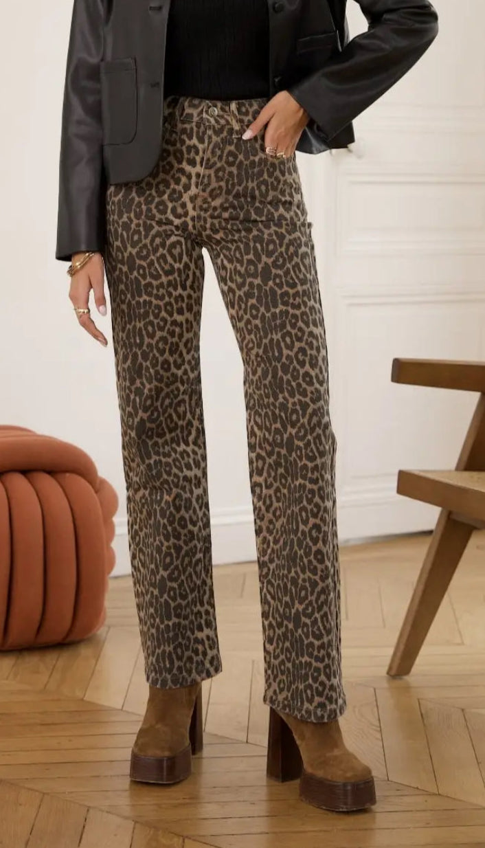 Pantalon BARBARA léopard