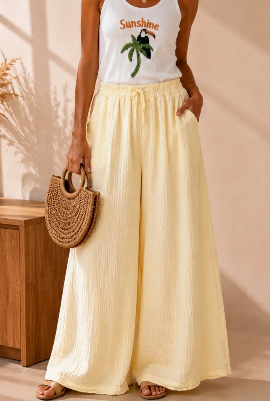 Pantalon DAYA jaune