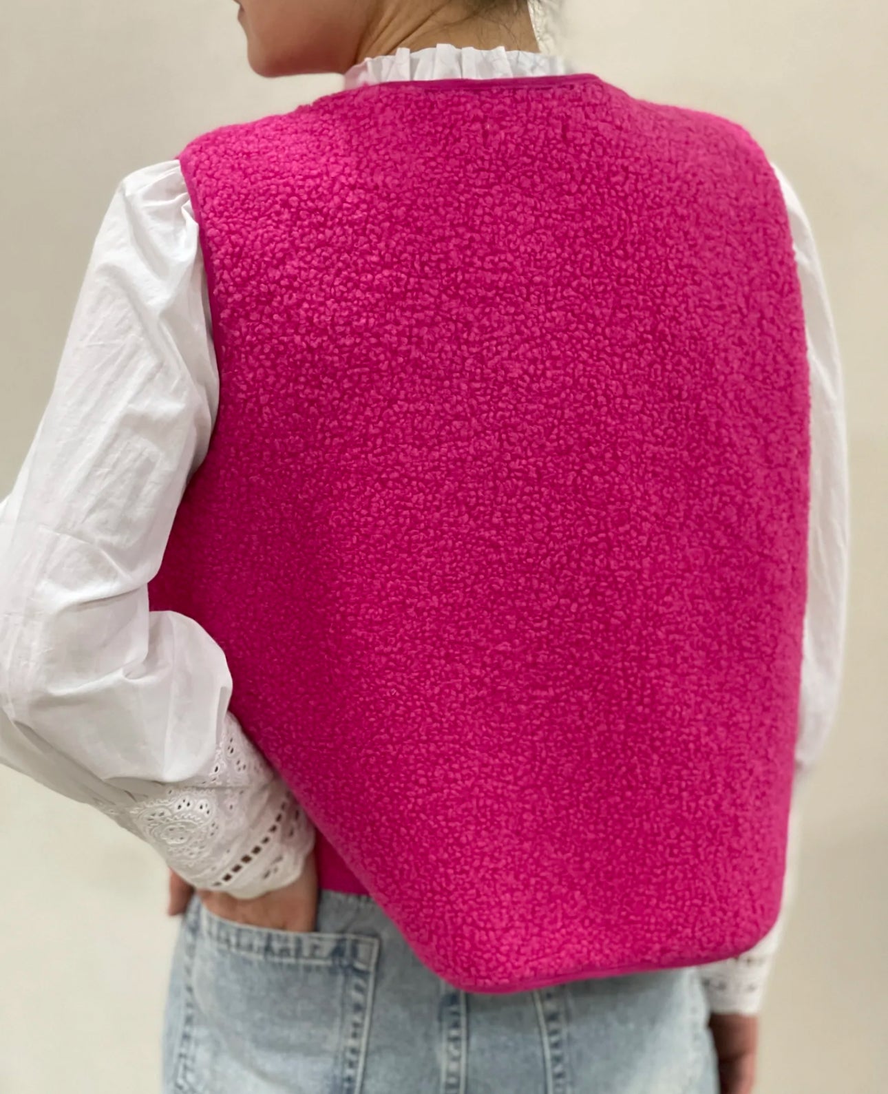 Gilet LOANE fuschia