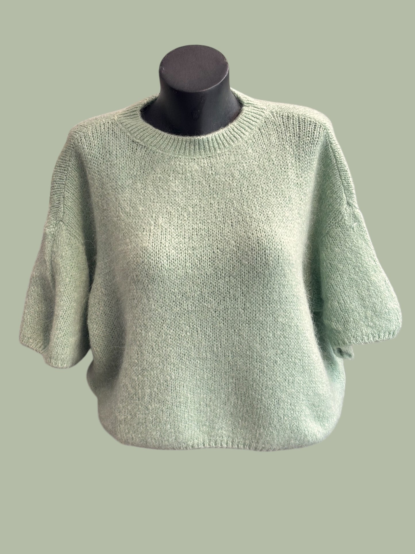 Pull PARIS vert d'eau foncé