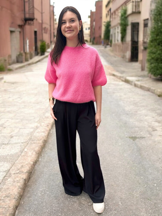 Pull PARIS rose bébé