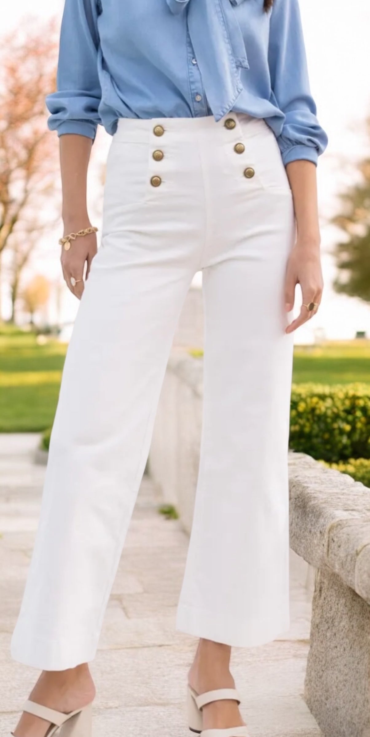 Jeans OLI blanc