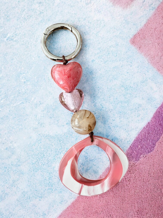 Porte-clé CLEO rose