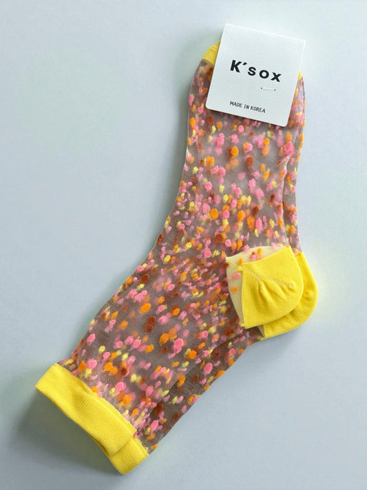 Chaussette KOKO mulit-color jaune