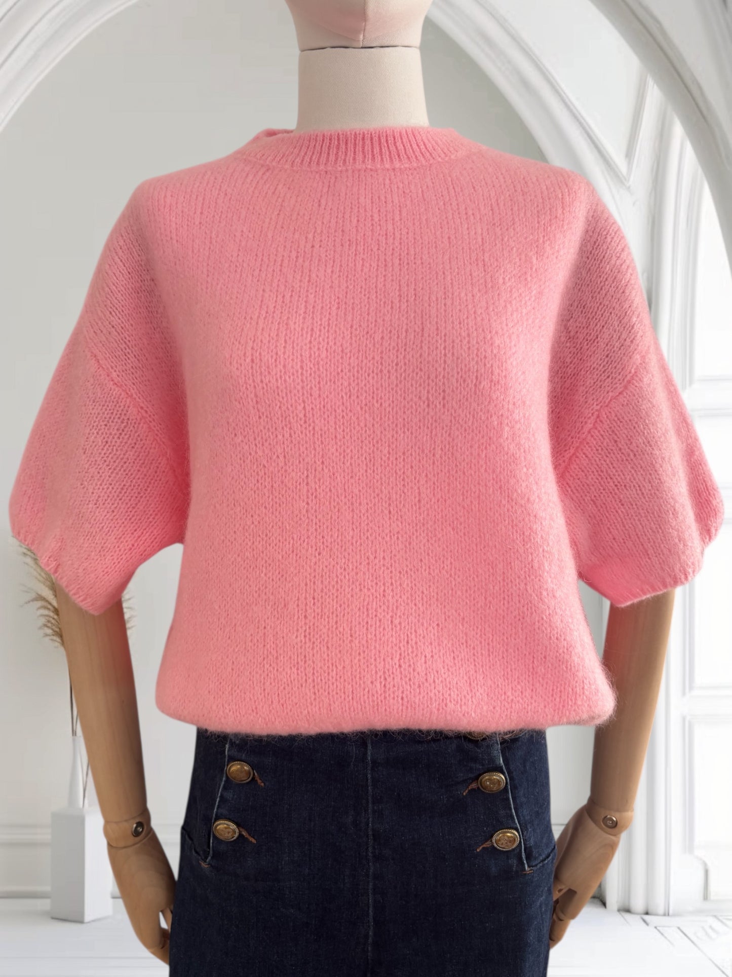 Pull PARIS rose bébé