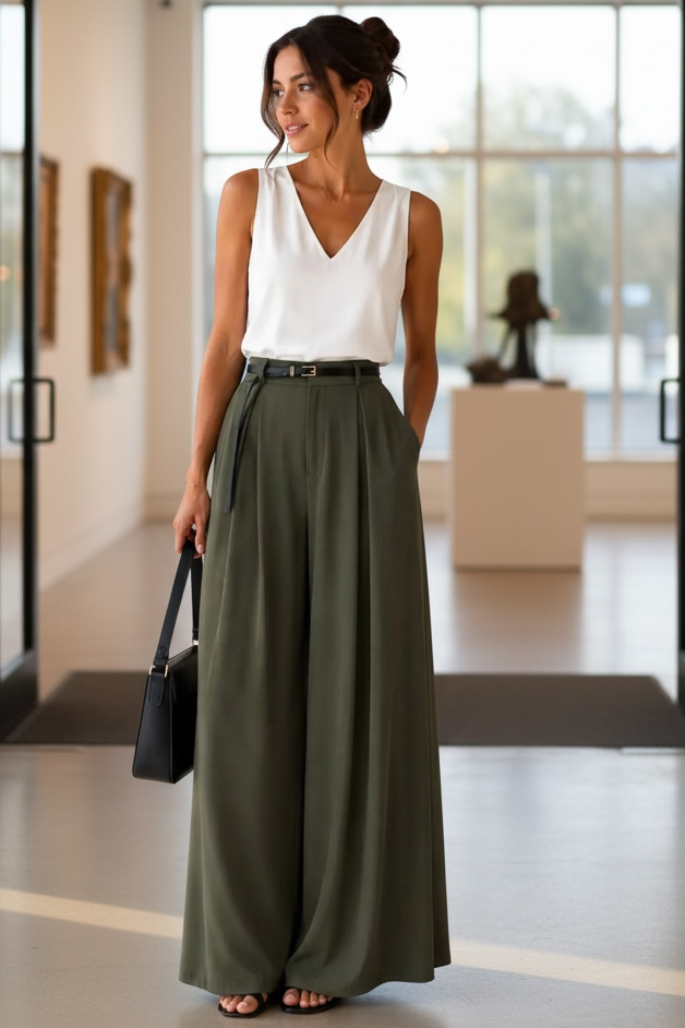 Pantalon LEONOR kaki