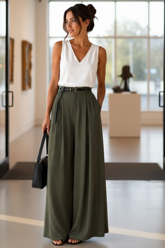 Pantalon LEONOR kaki
