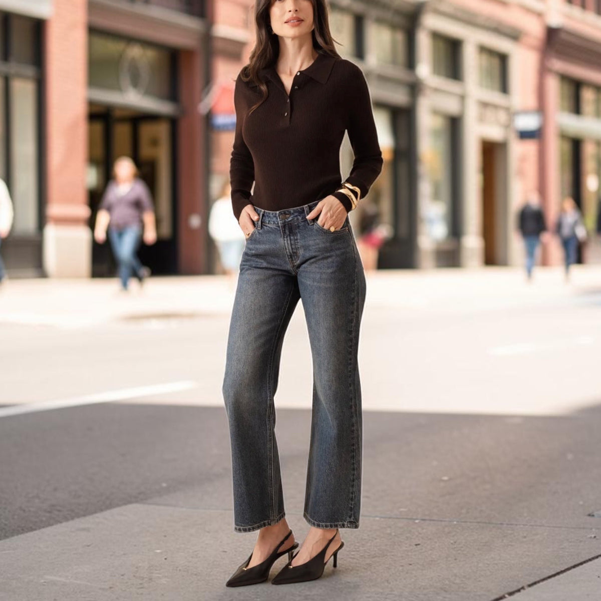 Jeans CARMEN taille basse